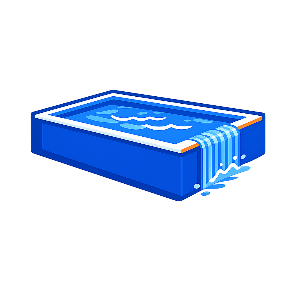 Piscine débordement luxe construction Drôme Ardèche