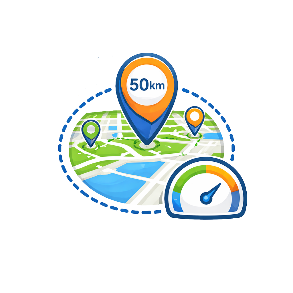 Zone intervention 50km construction Montélimar Demiralan